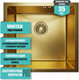 Миниатюра изображения товара Мойка кухонная Mixline 548566 (золото)