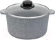 Миниатюра изображения товара Кастрюля Elan Gallery Гармония вкуса / 120560 (серый мрамор)