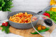 Миниатюра изображения товара Сковорода Elan Gallery Гармония вкуса / 120589 (серый мрамор)