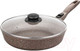 Миниатюра изображения товара Сковорода Elan Gallery Гармония вкуса / 120428 (коричневый мрамор)