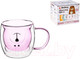 Миниатюра изображения товара Кружка Perfecto Linea Bear 30-125204 (розовый)