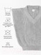 Миниатюра изображения товара Жилет детский Amarobaby Knit / AB-OD21-KNIT10/11-140 (серый, р. 140)