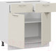 Миниатюра изображения товара Шкаф-стол кухонный ТриЯ Габриэлла 1Н8Я1 (белый/крем)