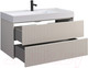 Миниатюра изображения товара Тумба под умывальник Belux Сиртаки НП 100-02 (180, светлый миндаль матовый)