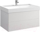 Миниатюра изображения товара Тумба под умывальник Belux Сиртаки НП 100-02 (18, белый матовый)
