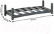 Миниатюра изображения товара Подставка для бутылок Rotho Vario / 1166108853 (антрацит)