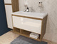 Миниатюра изображения товара Тумба с умывальником Эстет Monaco Wood / ФР-00010686