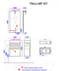 Миниатюра изображения товара Тумба с умывальником Aqwella Леон -МР / Ln-MP.01.04/W