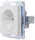 Миниатюра изображения товара Розетка Lezard Vesna 742-0288-122B с заземлением (белый)