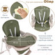Миниатюра изображения товара Стульчик для кормления Pituso Olimp / C1-Dark Green (темно-зеленый/экокожа)