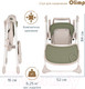Миниатюра изображения товара Стульчик для кормления Pituso Olimp / C1-Dark Green (темно-зеленый/экокожа)