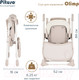 Миниатюра изображения товара Стульчик для кормления Pituso Olimp / C1-Milk White (молочный/белый/экокожа)