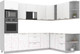 Миниатюра изображения товара Кухонный гарнитур Интерлиния Мила Лайт 1.88x2.8 правая без столешницы (белый платинум)