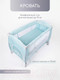 Миниатюра изображения товара Кровать-манеж Amarobaby Happy Place Forest / AMARO-26HPF/19 (голубой)