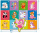 Миниатюра изображения товара Развивающая игра Baby Toys Maxi. Милашки / 02509 (24эл)