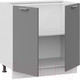 Миниатюра изображения товара Шкаф-стол кухонный ТриЯ Габриэлла 1Н8 (белый/титан)