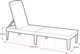 Миниатюра изображения товара Шезлонг Keter Jaipur / 235163 (капучино)