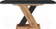 Миниатюра изображения товара Обеденный стол Eligard Mirage (графит/дуб натуральный)