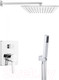 Миниатюра изображения товара Душевая система со смесителем Invena BS-02-0K1-V (хром)