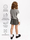 Миниатюра изображения товара Жилет детский Amarobaby Knit / AB-OD21-KNIT10/11-122 (серый, р. 122)