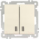 Миниатюра изображения товара Выключатель Mutlusan 2100 426 0102 (слоновая кость)