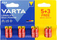 Миниатюра изображения товара Комплект батареек Varta MAX T. AAA BLI 8 / 04703101428