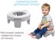 Миниатюра изображения товара Дорожный горшок ROXY-KIDS HandyPotty / HP-255G (серый)