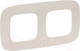 Миниатюра изображения товара Рамка для выключателей и розеток Legrand Valena Allure 754312 (слоновая кость)
