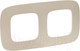 Миниатюра изображения товара Рамка для выключателей и розеток Legrand Valena Allure 754382 (тиснение, бежевый)