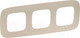 Миниатюра изображения товара Рамка для выключателей и розеток Legrand Valena Allure 754383 (тиснение, бежевый)