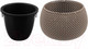 Миниатюра изображения товара Кашпо El Casa Сфера / 640436 (серо-коричневый)