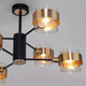 Миниатюра изображения товара Люстра Евросвет 70127/6 (черный/дымчатый)