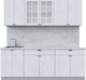 Миниатюра изображения товара Кухонный гарнитур Интерлиния Берес 2.2А (дуб полярный/серый каспий)
