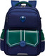Миниатюра изображения товара Школьный рюкзак Sun Eight SE-22006 (темно-синий/зеленый)