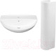 Миниатюра изображения товара Умывальник Керамин Симпл 55 (с отверстием и пьедесталом)
