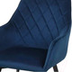 Миниатюра изображения товара Стул СоюзРегионПоставка Бостон СРП-156 (муар черный/велюр Velluto 25 синий)