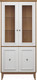 Миниатюра изображения товара Шкаф с витриной Гомельдрев Торино ГМ 1492 Дуб (белый/натуральный дуб)