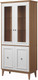 Миниатюра изображения товара Шкаф с витриной Гомельдрев Торино ГМ 1492 Дуб (белый/натуральный дуб)