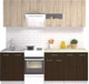 Миниатюра изображения товара Кухонный гарнитур Mio Tesoro Экстра-лайт 2.2 (дуб сонома/венге/королевский опал)
