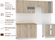 Миниатюра изображения товара Кухонный гарнитур Mio Tesoro Экстра-лайт 2.2 (дуб сонома/дуб бунратти)