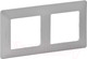 Миниатюра изображения товара Рамка для выключателей и розеток Legrand Valena Life 754132 (алюминий)