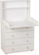 Миниатюра изображения товара Комод пеленальный Polini Kids Simple 2580 со стеллажом / 0002541.9 (белый)