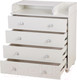 Миниатюра изображения товара Комод пеленальный Polini Kids Simple 2583 / 0002547.9 (белый)