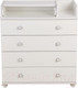Миниатюра изображения товара Комод пеленальный Polini Kids Simple 2583 / 0002547.9 (белый)