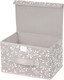 Миниатюра изображения товара Коробка для хранения Elan Gallery Белая веточка на сером / 490314