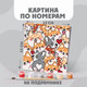 Миниатюра изображения товара Картина по номерам Школа талантов Корги / 7370539