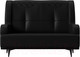 Миниатюра изображения товара Диван Лига Диванов Неаполь 2-х местный (экокожа черный)