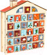 Миниатюра изображения товара Адвент-календарь Woody Дом с наклейками на 31 день / 05650