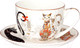 Миниатюра изображения товара Чашка с блюдцем Lefard Парижские коты / 104-923