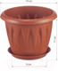 Миниатюра изображения товара Вазон Idea Алиция М3065 (1.4л, терракотовый)